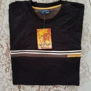 Uptown Black Mens Shirt  XL